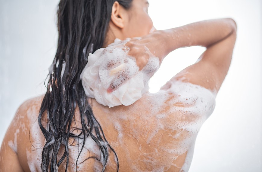 How does body wash add gentleness & softness to the body?